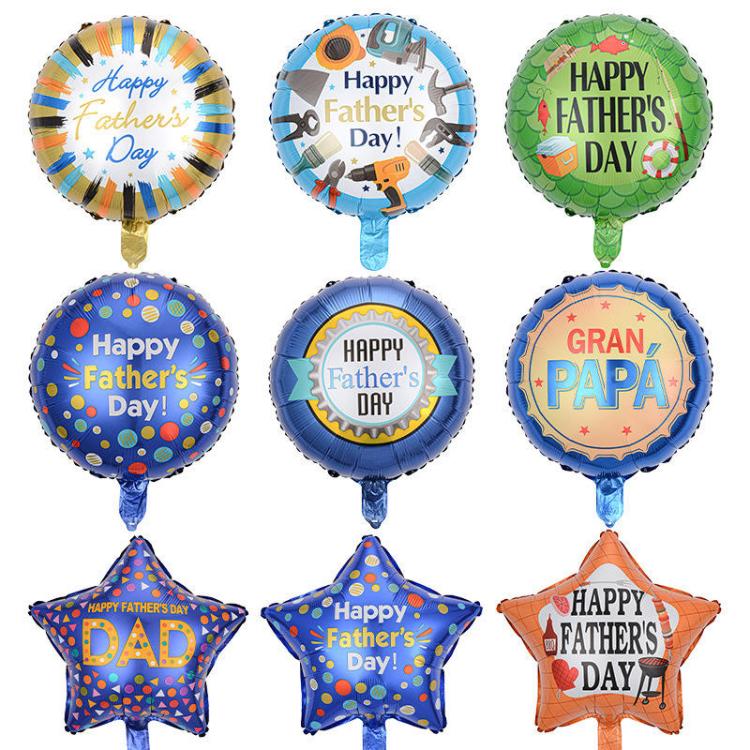 18 tommers farsdagsfest aluminiumsballonger