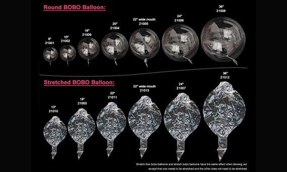 Instruksjoner for bruk av Bobo-ballonger