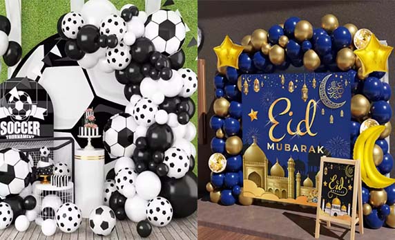 Vi kan tilpasse ballongkjeder