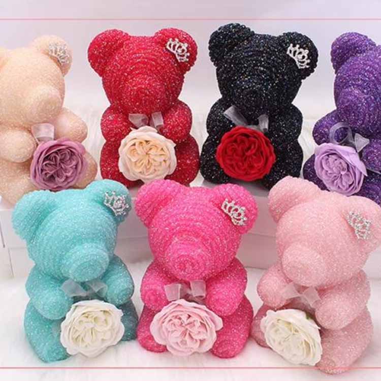 Diamond Rose Bear
