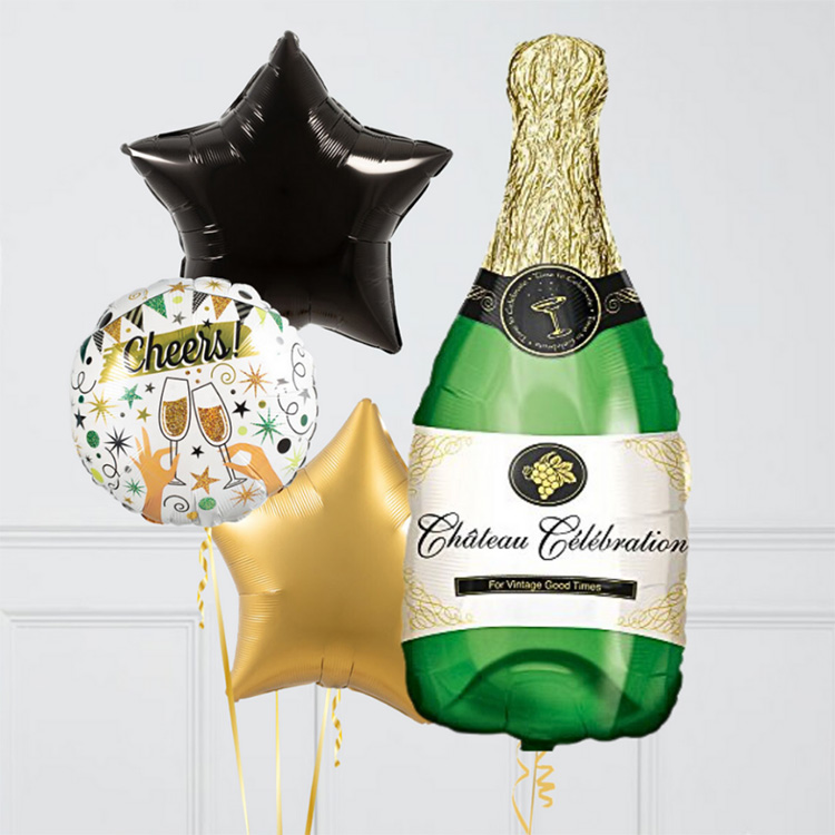 Folieballong Champagne