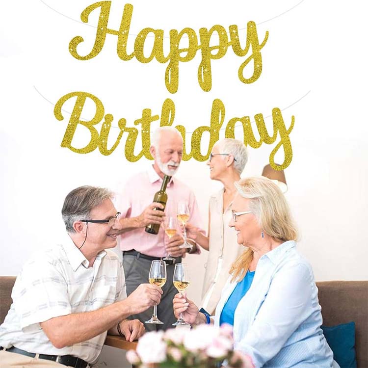 Gratulerer med bursdagsflaggbanneret