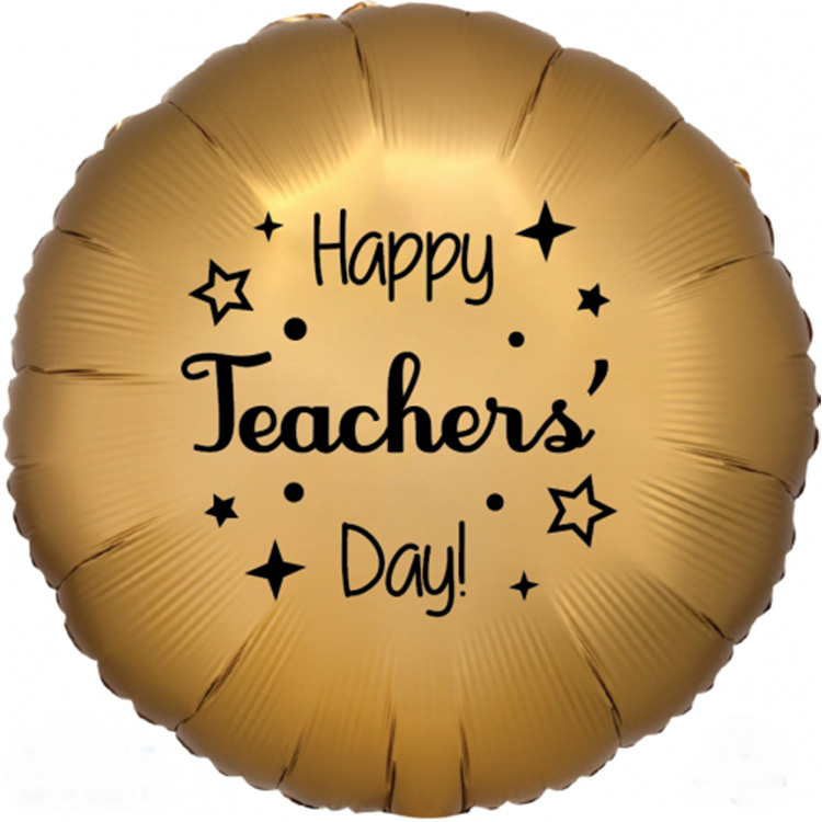 happy teachers day foil balloon