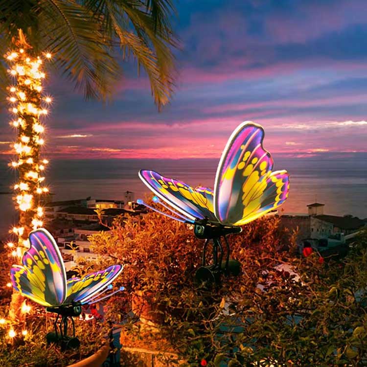 LED dynamisk sommerfugllys