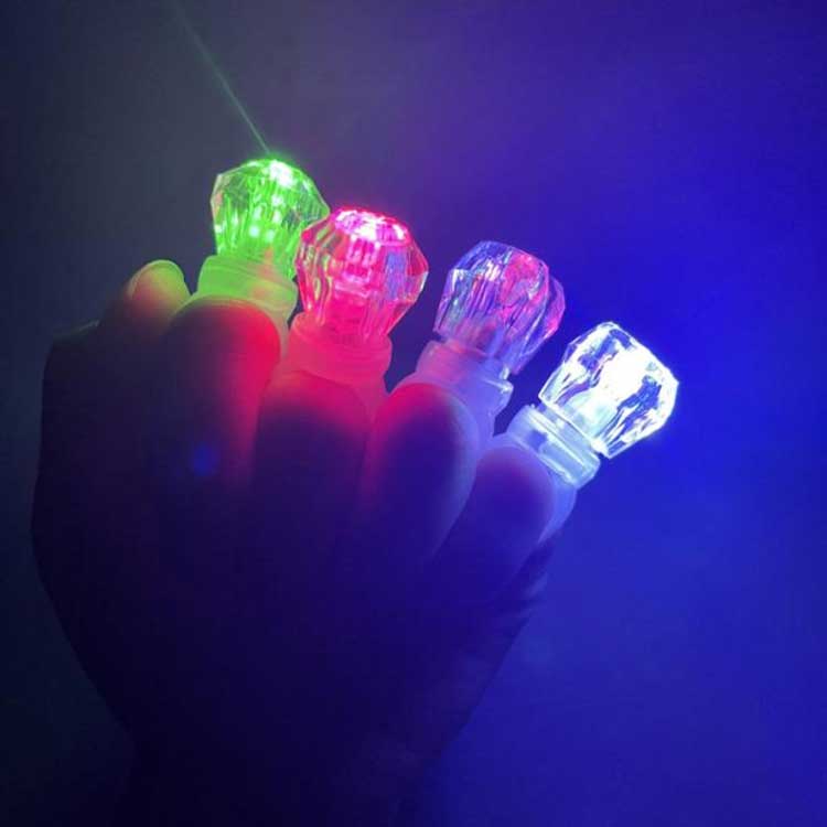 LED lys opp fingerring