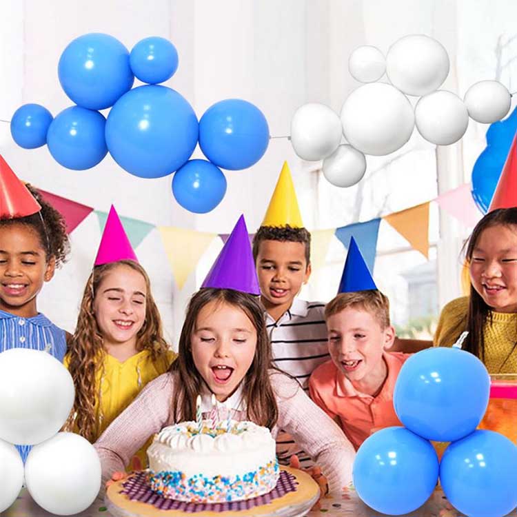 Ett stykke gjenbrukbare ballonger bue